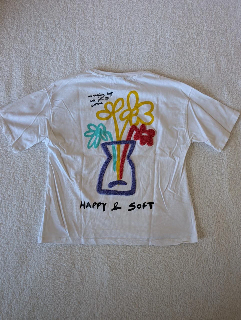 Zara︱wit bedrukt T-shirt 11/12 jaar – photo 5